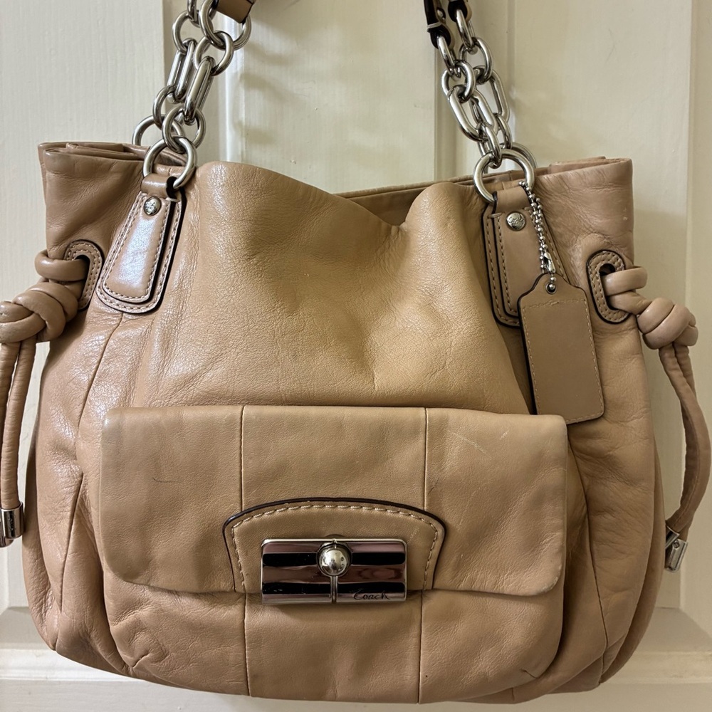 Coach Vintage Kristin Signature Op Art Hobo Bag NWOT  Authenticated